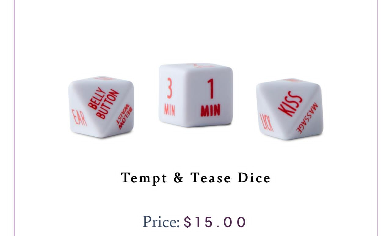 Tempt & Tease Dice